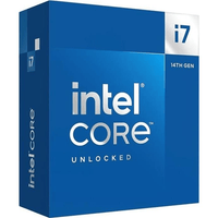 Intel Core i7 14700K Up to 5.6 GHZ; 20 Cores (8P+12E); 28 Thread; 33MB Smartcache; 125W TDP; LGA1700