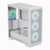 APNX C1-R Premium ATX Mid-Tower PC Case White 4x 120mm PWM ARGB Fans Tempered Glass