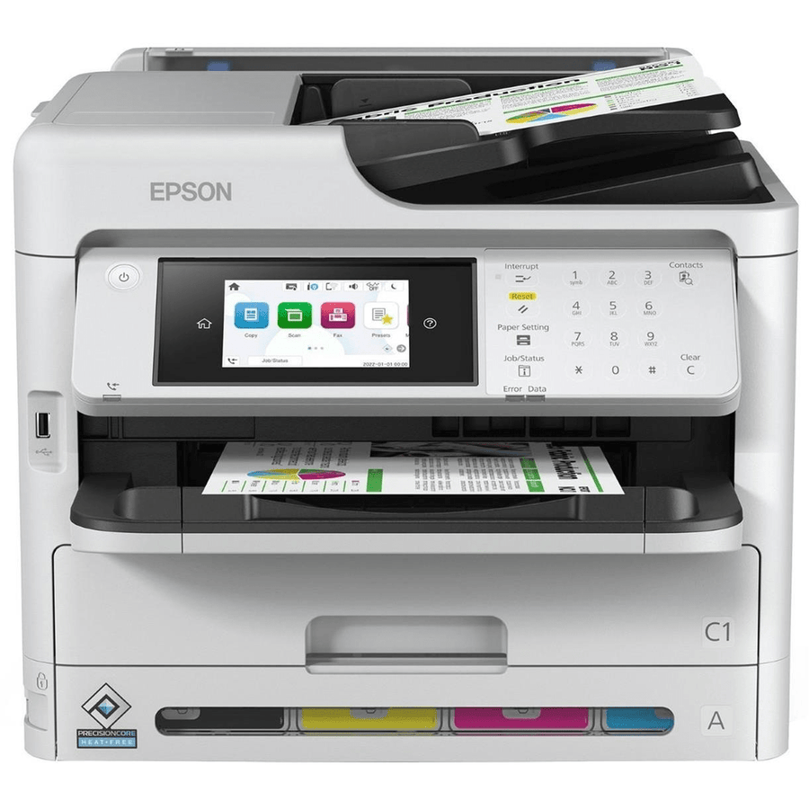 Epson WorkForce Pro WF-C5890DWF-Small Office Workgroup;4in1 ColA4.34PPM;Duplex;ADF;WiFi Lan;WiFi Direct;Ethernet;Warranty 1Yr