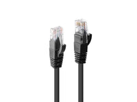 Acconet CAT6 0.5m UTP Flylead (Patch Lead) Black