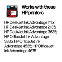 HP 652 Black Original Ink Advantage Cartridge ~360 pgs - Image 2