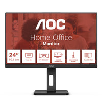 AOC 24E3QAF 23.8-inch Full HD IPS Monitor 75Hz HDMI DisplayPort VGA Built-in Speakers VESA - Image 4