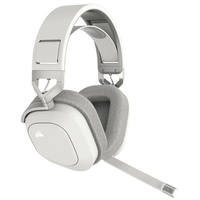 HS80 MAX WIRELESS Premium White Headset; Spatial Audio; 50mm Audio Drivers; Omni-directional Microphone - PC/ Mac/ PlayStation