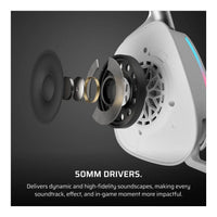 Corsair Void v2 Wireless Gaming Headset White Dolby Atmos 70H Battery - Image 4