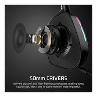 Corsair VOID v2 MAX Wireless Gaming Headset Carbon Dolby Atmos 2.4GHz Bluetooth 70-Hour Battery - Image 4