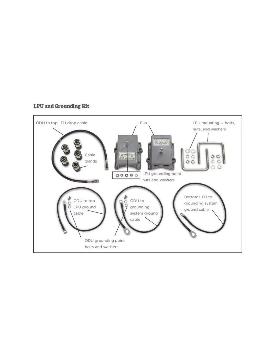 Cambium LPU and Grounding Kit