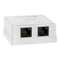 Acconet CAT5e Double RJ45 Wall Box | CAT5-BOX-2 - Image 3