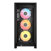 Corsair FRAME 4000D RS ARGB Midi-Tower ATX PC Case Black Tempered Glass 3x 120mm Fans - Image 2