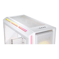 Corsair iCUE LINK 5000T LX RGB Midi Tower ATX PC Case White 3x LX120 Fans Aurora RGB Light Strips - Image 5