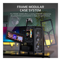 Corsair Frame 4000D RS Wood Modular Mid-Tower PC Case Black Walnut Wood Front Panel 4 RS120 Fans Dual 360mm - Image 5