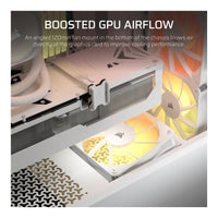Corsair 3200D RS ARGB Mid-Tower PC Case White 3x RS120 ARGB Fans 375mm GPU Clearance 360mm Radiator - Image 5