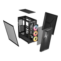 Corsair 3200D RS ARGB Mid-Tower PC Case Smoke 3x RS120 ARGB Fans 375mm GPU Clearance 360mm Radiator - Image 3