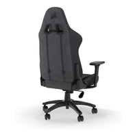 Corsair TC100 RELAXED Gaming Chair Black Grey Soft Fabric - Image 2