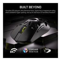 Corsair Sabre v2 Pro Wireless Magnesium Gaming Mouse 56g 8000Hz Polling 33K DPI Marksman S Sensor Tri-Mode - Image 5