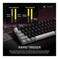 CLIPPER PRO MINI 60 Hall Effect Gaming Keyboard; MGX HYPERDRIVE CORE magnetic switches