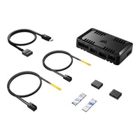 Corsair Commander Duo iCUE Link Hybrid Fan Controller 12 PWM ARGB Fans Two Channels Magnetic Mount - Image 3