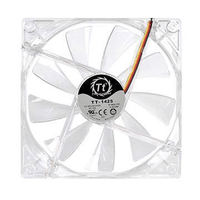Thermaltake TT Fan, Pure 14 DC Fan Transparent White