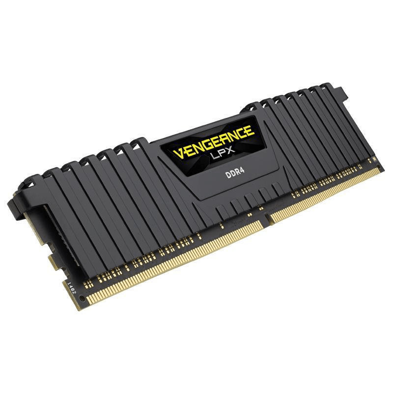 Corsair VENGEANCE® LPX 8GB (1 x 8GB) DDR4 DRAM 3000MHz C16 Memory Module16-20-20-38; 1.2V; Black