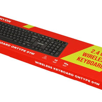 CANYON keyboard KB-W01 Wireless Black - Image 2
