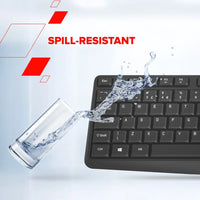 CANYON keyboard KB-W01 Wireless Black - Image 3