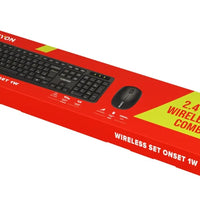 CANYON SET-W01 Keyboard+Mouse Wireless Black - Image 3