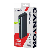 CANYON power bank OnPower 230 TFT 20000 mAh PD130W Dark Grey - Image 4