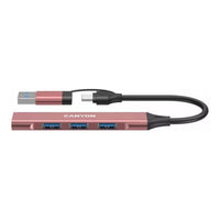 CANYON hub DS-02 4in1 USB-A/C Pink - Image 5