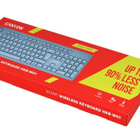 CANYON keyboard HKB-W01 UK/US AAA Wireless Blue - Image 2