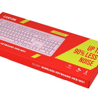 CANYON keyboard HKB-W01 UK/US AAA Wireless Pink - Image 2