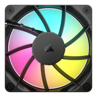 Corsair RS120 ARGB 120mm PWM Case Fan 3-Pack 420-2100 RPM 72.8 CFM (Black) - Image 4
