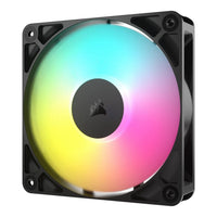 Corsair RS120 ARGB 120mm PWM Case Fan 3-Pack 420-2100 RPM 72.8 CFM (Black) - Image 3