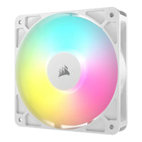 Corsair RS120 ARGB 120mm PWM Case Fan White Single Pack - Image 2