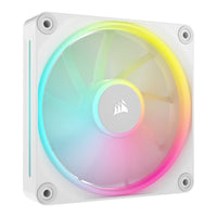 Corsair iCUE LINK LX120 RGB 120mm PWM Fan 400-2400 RPM (White) - Image 2