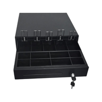 Pos Cash Drawer 5 Note 8 Coin 3 Position Lock RJ11 . 405(W)* 400(D)*100(H)mm