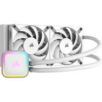 Corsair iCUE H100i ELITE CAPELLIX 240mm AIO CPU Liquid Cooler with ARGB (White) - Image 4