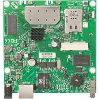MikroTik RouterBOARD 912UAG-5HPnD with 5GHz radio, 1 Gb port, 1 MiniPCI-e, 1 USB