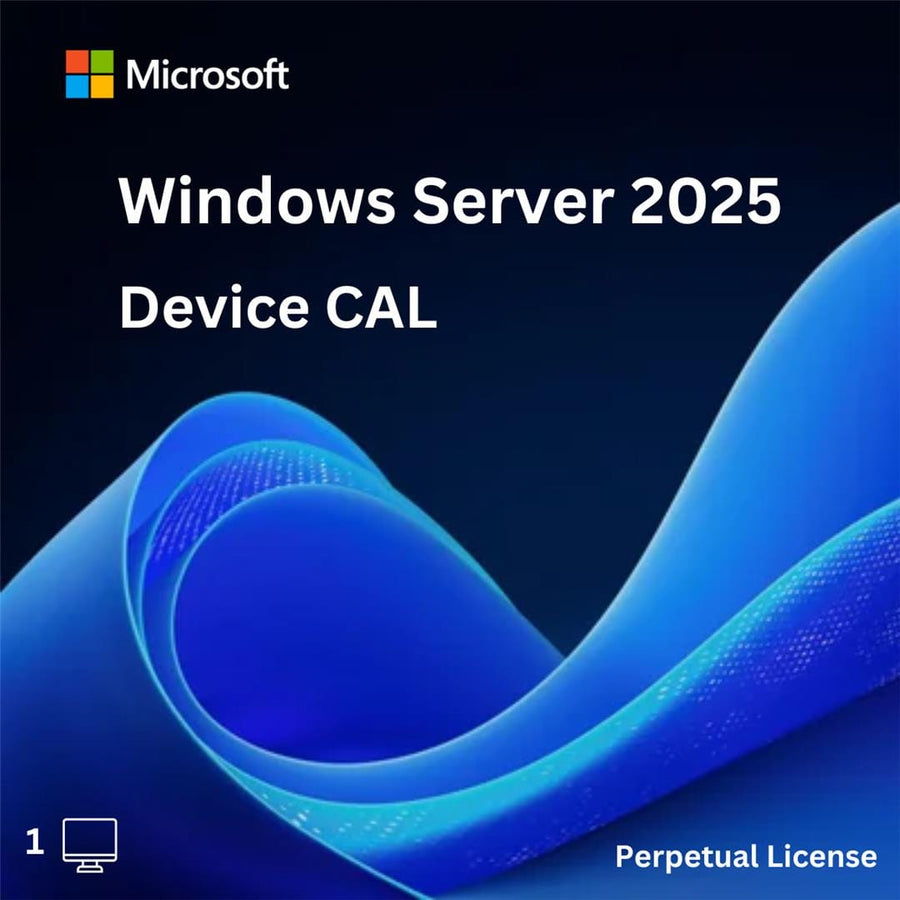 Windows Server 2025 1 Device CAL - Perpetual License