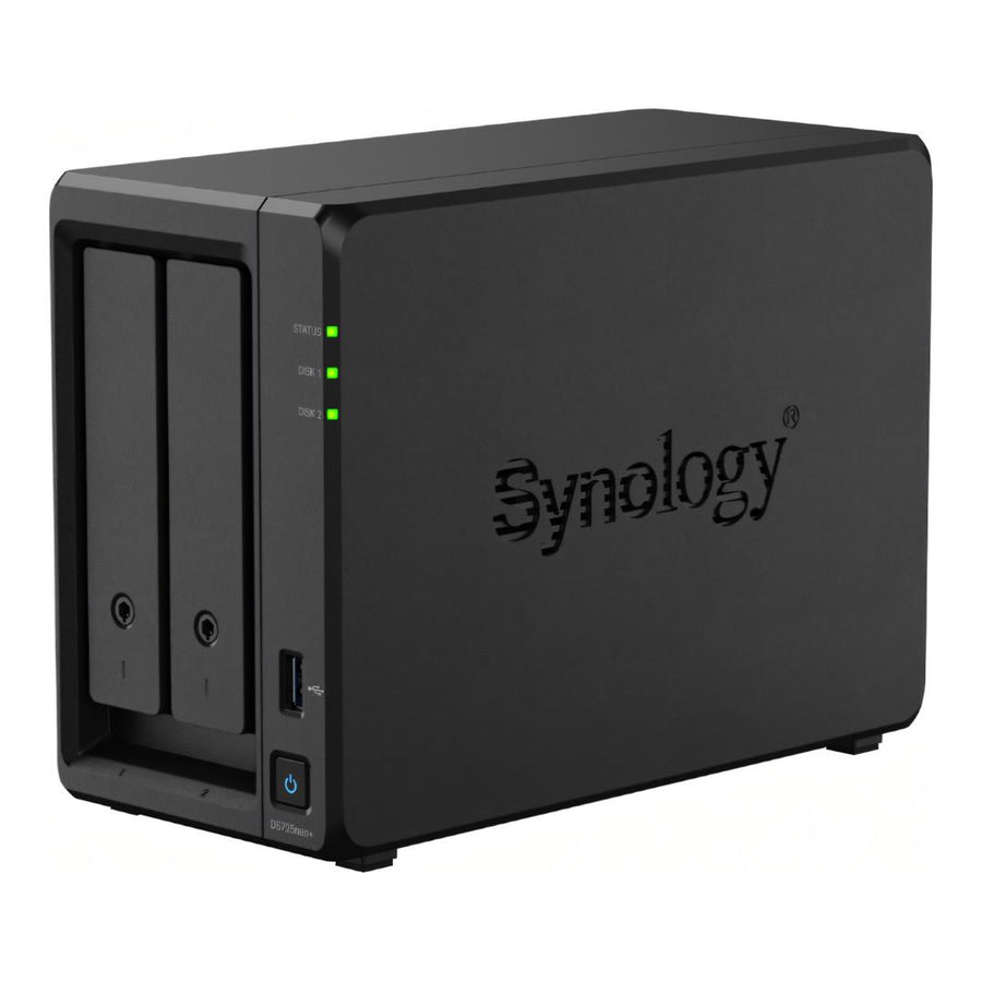 Synology DS725neo+ 2 Bay NAS AMD Ryzen R1600 2C CPU 4 GB NON-ECC RAM 1 x RJ-45 1GbE 1 x RJ-45 2.5GbE