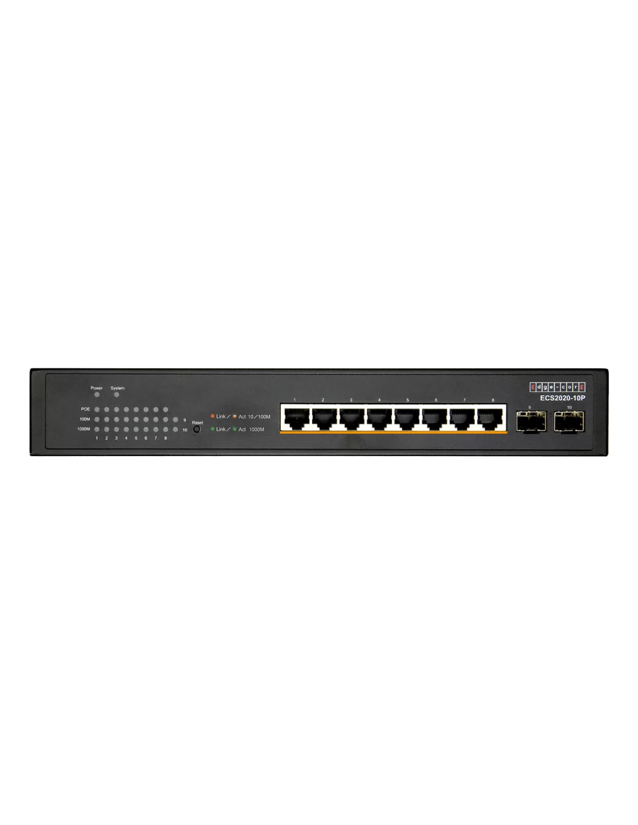 Edge-Core 10 Port Gb Websmart PoE Switch