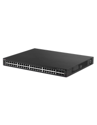 Edimax 54 Port, Web Smart, 48 Gigabit PoE+ Long Range Switch with 6 SFP+ Ports