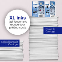 Epson 27 Ink Cartrdiges Yellow 10.4ml XL WF-3620DWF / WF-7710DF / WF-7210DTW / WF-7110DTW 1100 pages