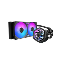Cooler Master MasterLiquid Atmos II 240 AiO CPU Cooler with VRM Fan ARGB Black LGA1851 AM5