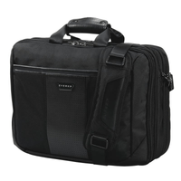 EVERKI VERSA BRIEFCASE | Fits up to 17.3 inch laptops | Files and documents compartment | Leather handles and accents