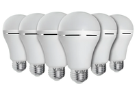 Elecstor E27 7W Rechargeable cool white - 6 PACK