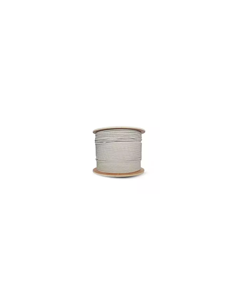 Essential CAT5e Indoor Ethernet Cable 500m Grey Solid Copper UTP Roll | CAT5-500-GEN-SC