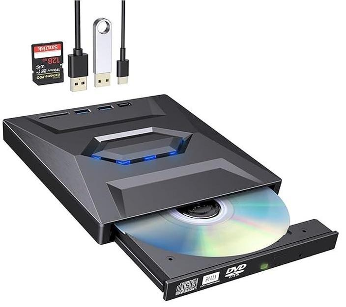 Type C + USB DVD External and Hub
