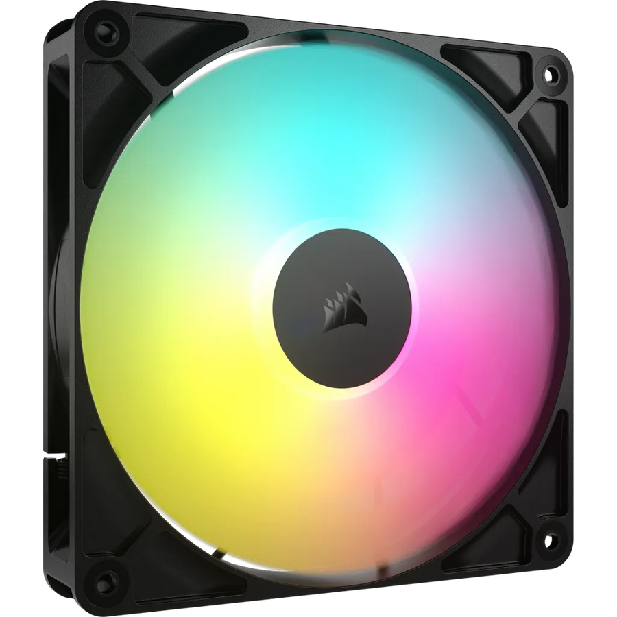 Corsair RS140 ARGB 140mm PWM Case Fan Black Single Pack