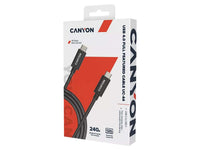 CANYON UC-44, cable, U4-CC-5A1M-E, USB4 TYPE-C Black
