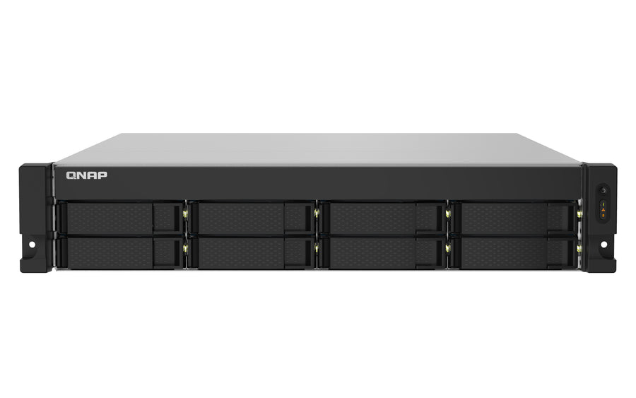 QNAP 8-Bay Quad-Core 17 GHz Rackmount NAS 4GB RAM