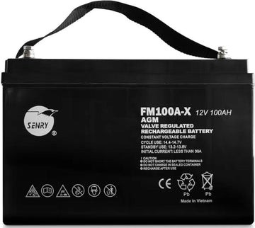 RCT Senry 6FM100A-X Fully-Seal Lead Acid